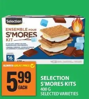 Food Basics Selection s'mores kits offer