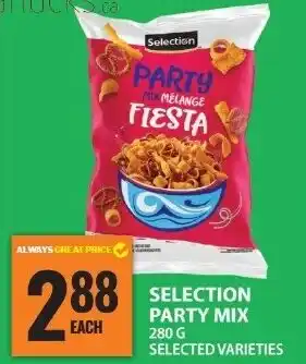 Food Basics Selection party mix offer