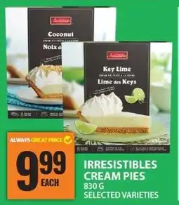 Food Basics Irresistibles cream pies offer