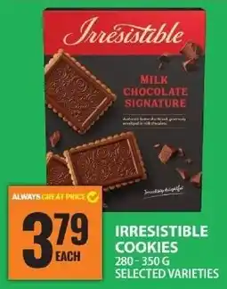 Food Basics Irresistible cookies offer