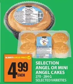 Food Basics Selection angel or mini angel cakes offer