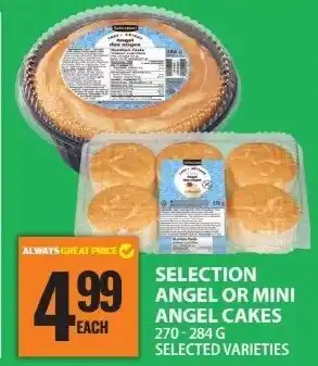 Food Basics Selection angel or mini angel cakes offer