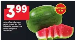 Maxi MELON D'EAU ENTIER SANS PÉPINS offer