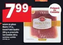 Maxi Salami de Gênes Mastro, Grand Piatto Quattro ou prosciutto San Daniele offer