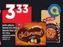 Maxi Petits gâteaux Vachon ou biscuits Sara Lee offer