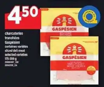 Maxi Gaspésien charcuteries tranchées offer