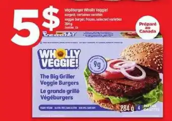 Maxi Wholly Veggie! The Big Griller Veggie Burgers offer