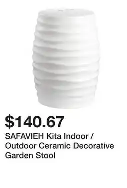 Bed Bath & Beyond SAFAVIEH Kita Indoor / Outdoor Ceramic Decorative Garden Stool offer