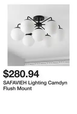 Bed Bath & Beyond SAFAVIEH Lighting Camdyn Flush Mount offer