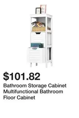 Bed Bath & Beyond Bathroom Storage Cabinet Multifunctional Bathroom Floor Cabinet offer