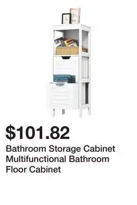 Bed Bath & Beyond Bathroom Storage Cabinet Multifunctional Bathroom Floor Cabinet offer