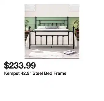 Wayfair Kempst 42.9 Steel Bed Frame offer