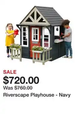 Wayfair Riverscape Playhouse - Navy offer