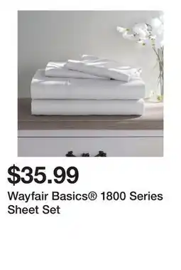Wayfair Wayfair Basics 1800 Series Sheet Set offer