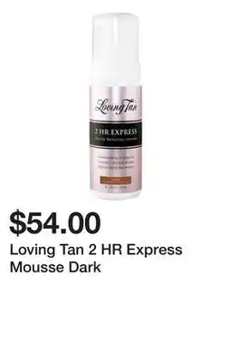 Sephora Loving Tan 2 HR Express Mousse Dark offer