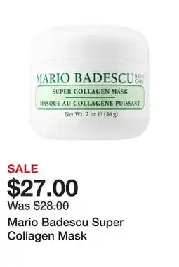 Sephora Mario Badescu Super Collagen Mask offer