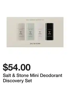 Sephora Salt & Stone Mini Deodorant Discovery Set offer