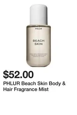 Sephora PHLUR Beach Skin Body & Hair Fragrance Mist offer