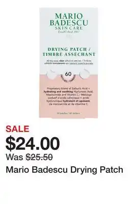 Sephora Mario Badescu Drying Patch offer
