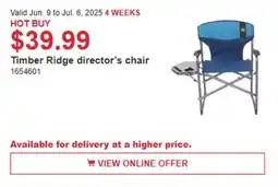 Costco Timber Ridge director's chair offer