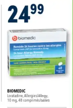Familiprix BIOMEDIC, Loratadine, Allergy, 10 mg, 48 tablets offer