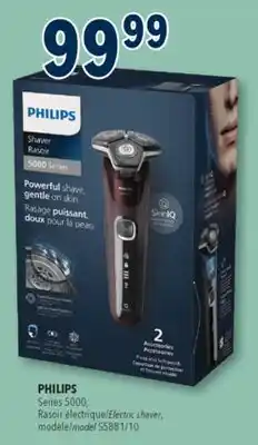 Familiprix PHILIPS, Series 5000 Electric shaver, model S5881 offer
