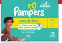 Walmart Pampers Swaddlers, Swaddlers 360°, Cruisers 360° or Baby-Dry Huge Pack Diapers offer