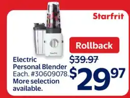 Walmart Electric Personal Blender offer