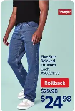 Walmart Five Star Relaxed Fit Jeans offer