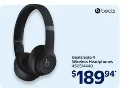 Walmart beats Solo 4 Wireless Headphones offer