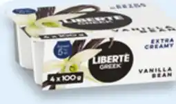 Walmart Liberté Méditerranée 5009 or 4x100 g or Greek2 x 130 g or 4x1009Yogurt offer