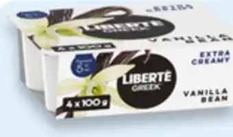 Walmart Liberté Méditerranée 5009 or 4x100 g or Greek2 x 130 g or 4x1009Yogurt offer