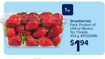 Walmart Strawberries offer