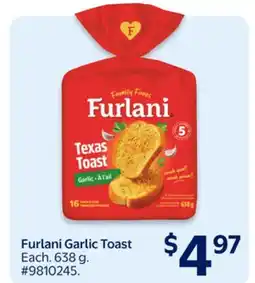 Walmart Furlani Garlic Toast offer