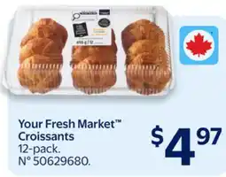 Walmart Your Fresh Market Croissants offer