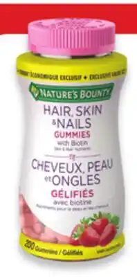 Walmart Nature's Bounty Hair, Skin & Nails offer