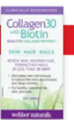 Walmart Webber Naturals Collagen30 offer