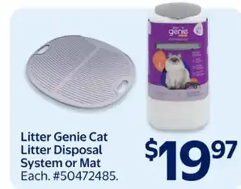 Walmart Litter Genie Cat Litter Disposal System or Mat offer