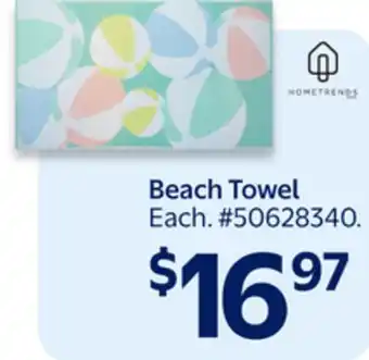 Walmart Beach Towel offer