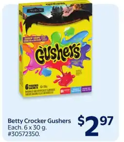 Walmart Betty Crocker Gushers offer