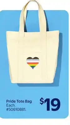 Walmart Pride Tote Bag offer