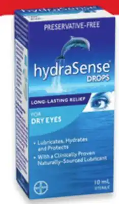 Walmart hydraSense Eye Drops offer