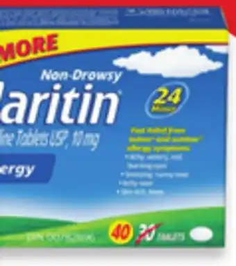 Walmart Claritin 40s or Allergy + Sinus 15s offer