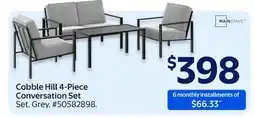 Walmart Cobble Hill 4-Piece Conversation Set offer