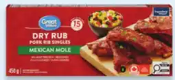 Walmart Great Value Pork Rib Singles offer