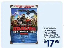 Walmart How to Train Your Dragon: The Ultimate Collection DVD offer