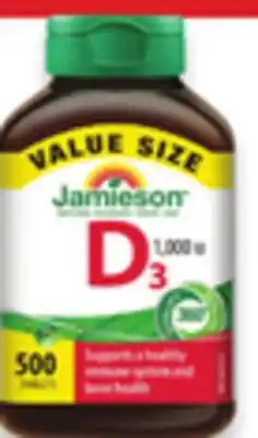 Walmart Jamieson Vitamin D 500s offer
