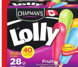 Walmart Chapman's Li'l Lolly Novelties offer