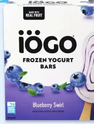 Walmart iögo Frozen Yogurt Bars offer