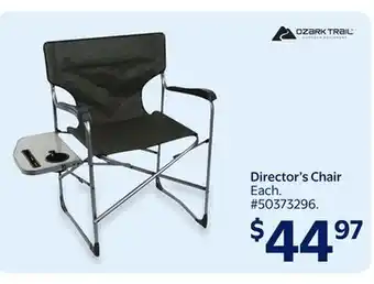 Walmart Director's Chair offer